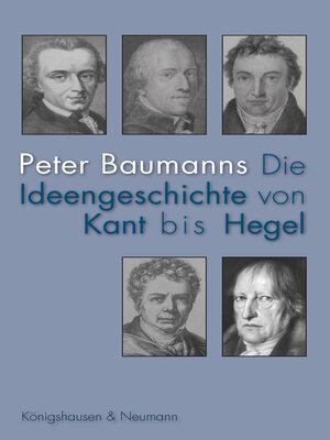 cover image of Die Ideengeschichte von Kant bis Hegel